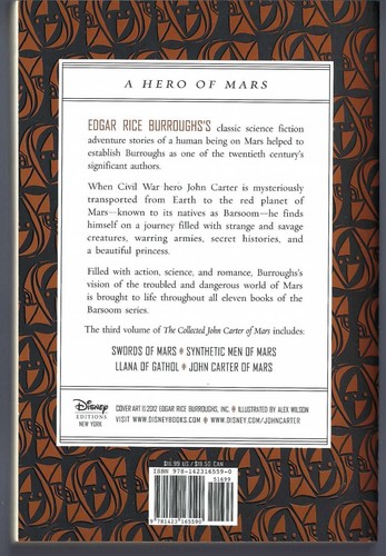 Edgar Rice Burroughs Disney edition SC 3 volumes John Carter of Mars - Bild 4 von 4