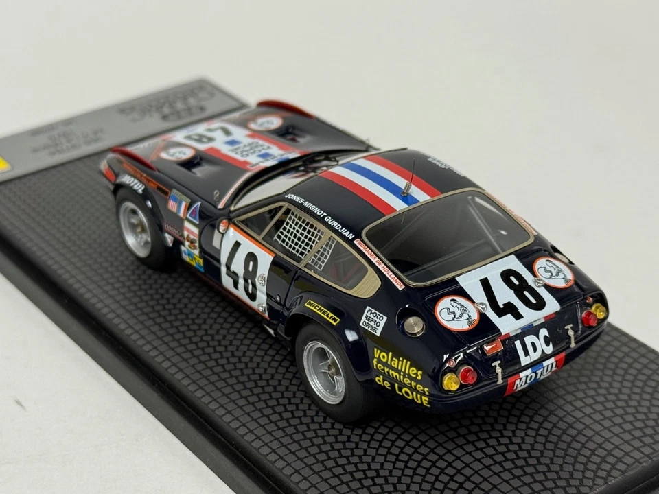 1/43 BBR Ferrari 365 GTB4 de 1975 24 Horas de Le Mans Coche #48 BC43 ABG308 Foto 2 de 4
