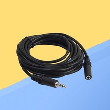 3 Meters 3.5mm Male To Female Stereo Audio Extension Cable with Nickle Plated