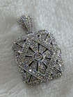 0.20ctw Diamond Diffuser Pendant 14k White Gold Opens Locket