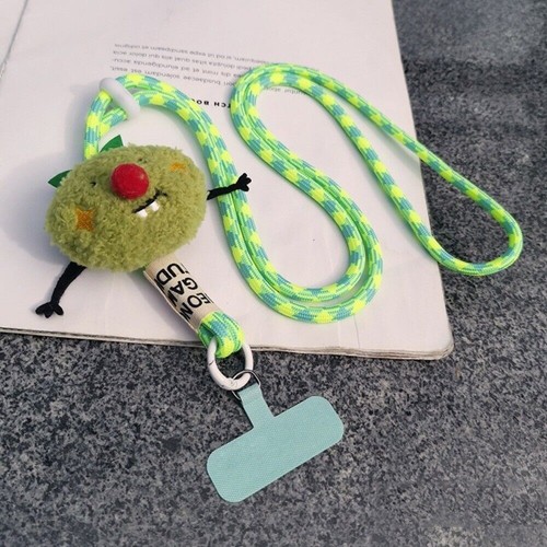 Cartoon Animal Phone Lanyard Colorful Anti-lost Wrist Strap Outdoor - Photo 14 sur 16