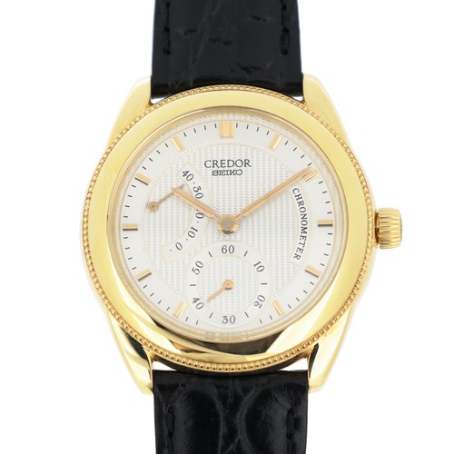 Limitiert auf 500 Stück K18YG SEIKO CREDOR Chronometer Gangreserve GBAY992 ...