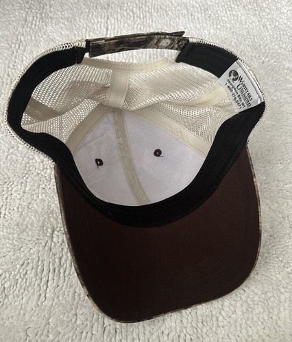 Whitetails Unlimited Camo Baseball Cap Adjustable Back - Picture 3 of 5