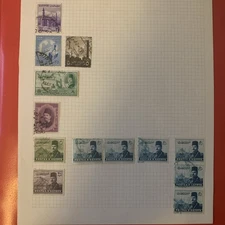 WORLDWIDE Stamps UNCHECKED. On page or part. *EGYPT*