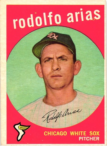 1959 Topps #537 Rodolfo Arias Chicago White Sox High#
