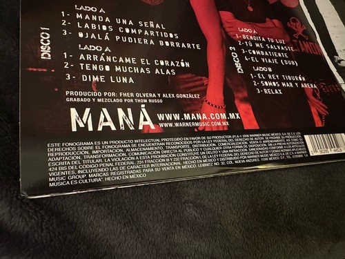 MANA - Amar Es Combatir Vinyl Record 2LP Used Near Mint - Imagen 3 de 8