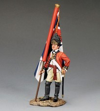 BR082 RWF Officer with Kings Colour by King  Country RETIRED NIB