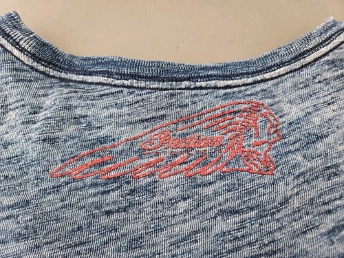 Indian Motorcycle Herren Tee T-Shirt Bikercore Grunge Distressed Größe Xl - Bild 5 von 5