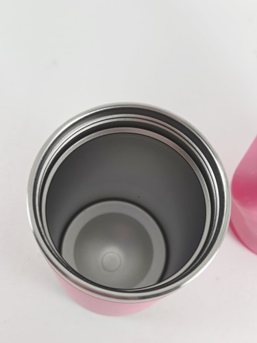 YETI Rambler Jr. 12 oz. Kid's Harbor Pink Stainless BPA Free Bottle w/Straw Cap - Picture 6 of 7