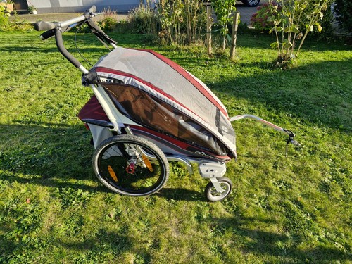 Chariot CX2 – Premium Fahrradanhänger für 2 Kinder + Zubehör 1.Hand - Bild 14 von 20
