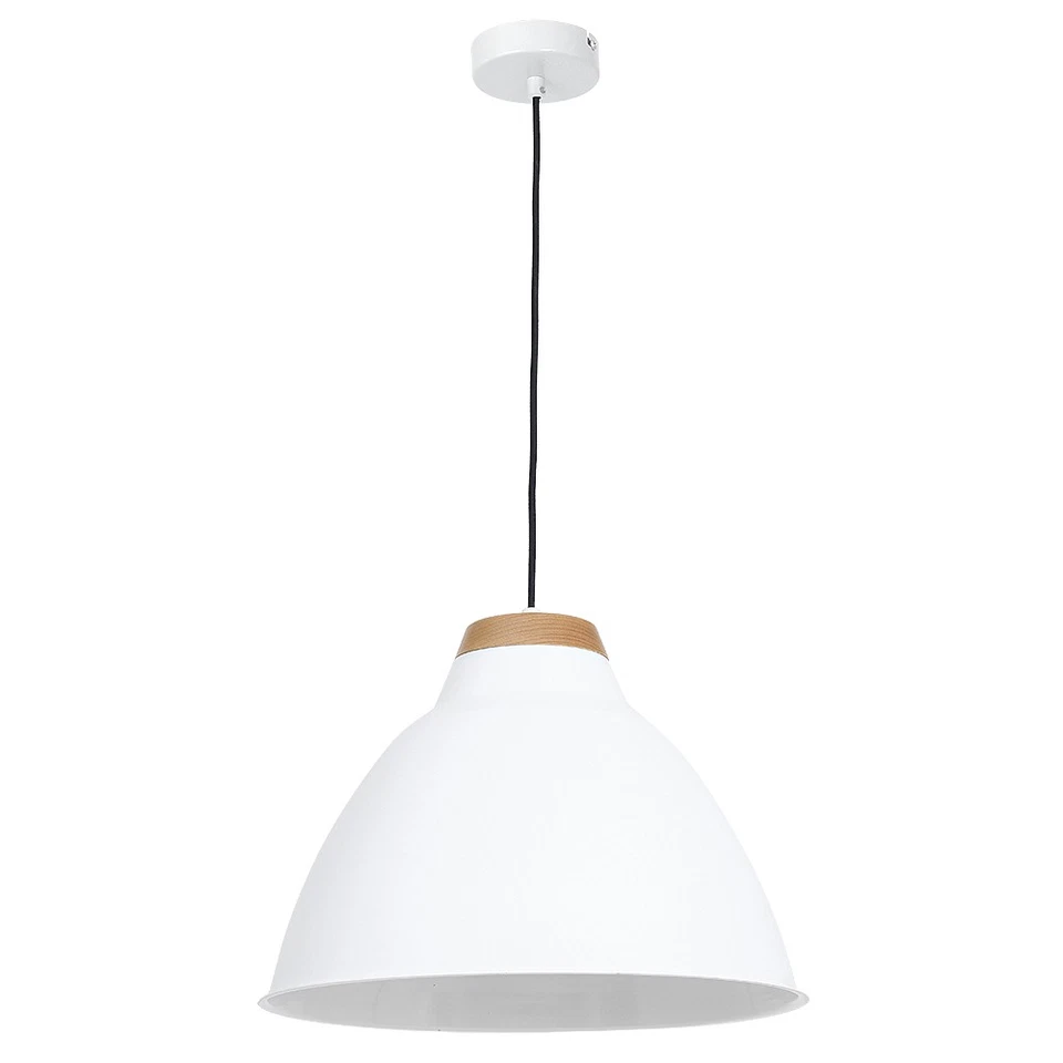 Pendelleuchte Küche Weiß Ø40 cm E27 Deckenlampe Modern Esstisch Beleuchtung - Bild 1 von 1