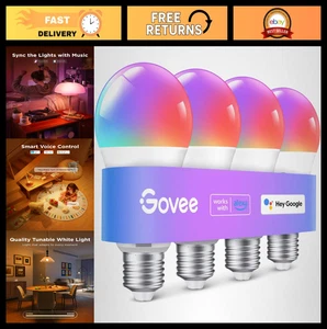 Changement de couleur intelligent LED Ampoules, WiFi & Bluetooth, 16 Millions de couleurs, musique