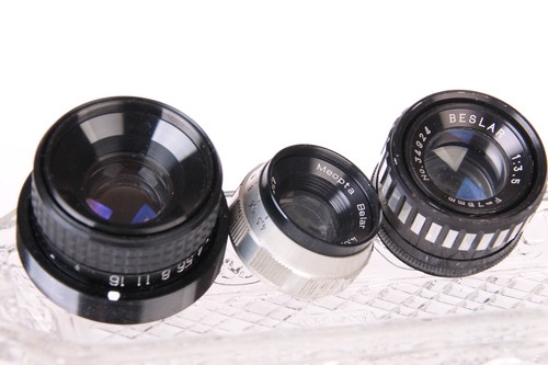 Group Lot of 3 Vintage Enlarger lens: BESLAR f3.5 & Meopta f4.5 75mm & Japan (?) - Bild 2 von 6