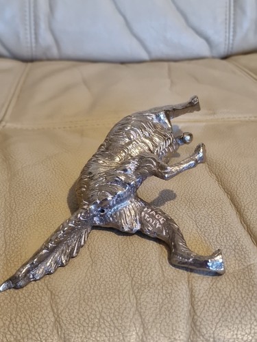 Vintage Heavy Metal Figurine / Ornament Of A Hound / Retriever Dog / Italy - Picture 21 of 24