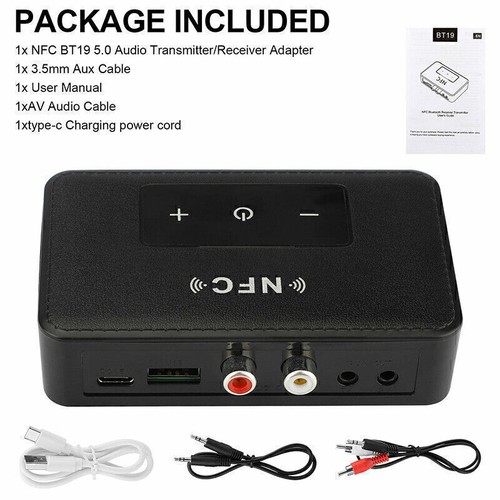 Bluetooth 5.0 Audio Transmitter And Receiver Adapter With 3.5mm Auxiliary Cable - Photo 10/10