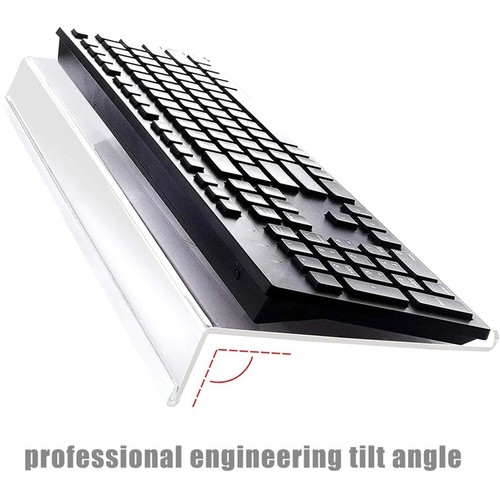 Akrylowa przezroczysta przechylana klawiatura wyświetlacz stojak na laptopa klawiatura pionowy * - Zdjęcie 5 z 8