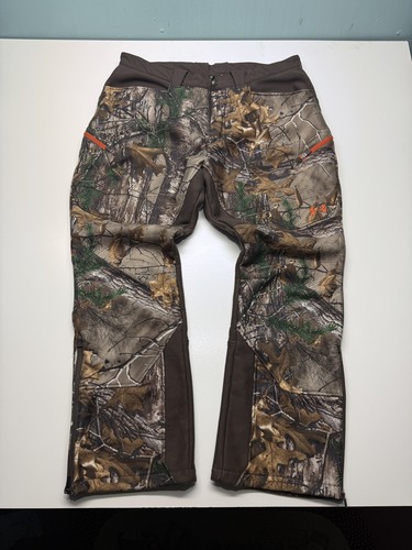 Under Armour Ayton Storm Cold Gear Fleece gefütterte Realtree Camo Schneehose Gr.40x32