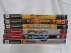 Lot (6) Sony PS2 Lego STAR WARS, Ratchet & Clank, Spyro, Indiana Jones, UNTESTED