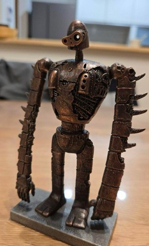 Studio Ghibli Museum Castle in the Sky Robot Soldier Figure Metal japan - Picture 5 of 5