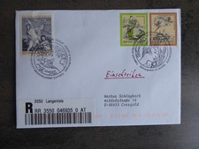 Brief Österreich, gelaufen mit SSt., 21.7.2000 Langenlois