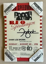 Vintage Authentic REO Speedwagon/Foghat Mounted Concert Poster