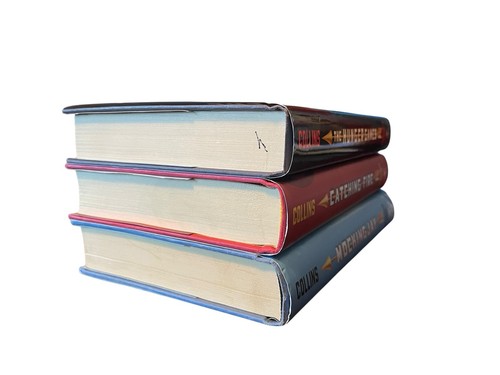 THE HUNGER GAMES TRILOGY Set of 3 Hardcover Books w/DJs by Suzanne Collins - Picture 3 of 3