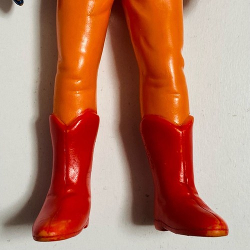 TAKATOKU Rainbowman Fire Form Middle Soft Vinyl Figure Excellent JAPAN - Picture 4 of 10