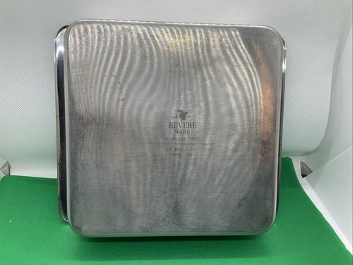 Revere Ware Edelstahl Backform 2 Quart 6 oz. 8 x 8 x 2 # 2518 - Bild 2 von 6