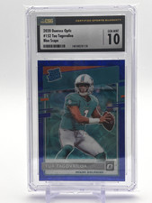 2020 Panini Donruss Optic - Rated Rookies Tua Tagovailoa #152 Blue Scope...
