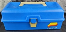 Plano VTG 1994 Retro Blue Crafting Fishing Tackle Box Model 1001 NO TRAY - GUC