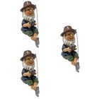 3 stücke Angelzwerg Verzierung Harz Dekoration Desktop DIY Pool Zwerg