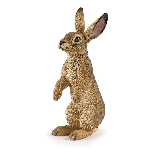 PAPO Wild Animal Kingdom Standing Hare Toy Figure - 50202 - 第 1/1 張圖片