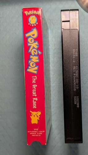 Pokemon The Great Race 1999 VHS FREE SHIPPING - Picture 4 of 4