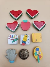 Lot Of 11 Button Covers Teacher/School Related