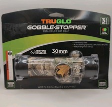 NEW TruGlo Gobble Stopper 30mm Dual Color Dot Sight 3 Reticle MOA TG-TG8030GA