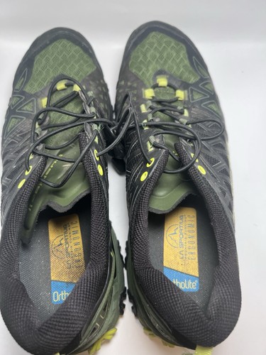 La Sportiva Bushido II 2073-C Mens 13 Green Black Trail Hiking Shoes - Picture 6 of 14