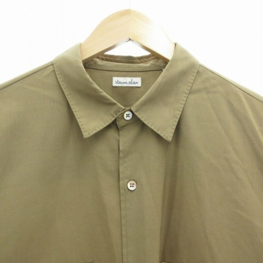 トップス Steven Alan MERINO REGULAR COLLAR SHIRT Amazon.co.jp: [STEVEN ALAN] MERINO CUT NN REGULAR COLLAR