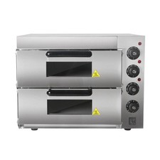 Commercial 2 Layer Deck Oven for Pizza Bread Baking Machine Household Kitchen