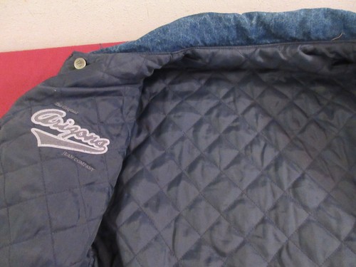 Vtg Arizona Jeans Quilt-Lined Blue Denim Jacket Size Large/ XLT LARGE - Picture 3 of 14