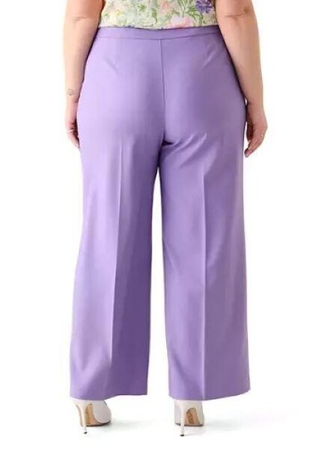 TAHARI ASL Plus Size 22 Lavender 2-pc. Pant Suit NWT $238 - Picture 5 of 5