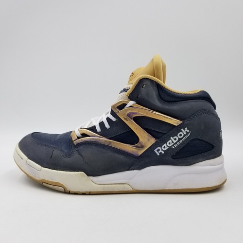 Reebok Pump Omni Lite "Latón Marino" Raro Para Hombre 8.5 Azul Tostado - Imagen 7 de 18
