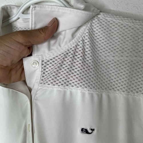 Vineyard Vines Performance Women White Polo Shirt Size L, Sports, Outdoor, golf. - Picture 4 of 8