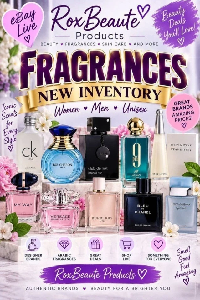 🌺10/17- FRAGRANCES  & much more– Everything Must Go! $5 starts!