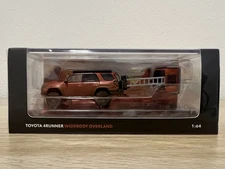 Toyota 4Runner TRD PRO Wide Body Overland Inferno Orange Muddy DiecastTalk x GCD