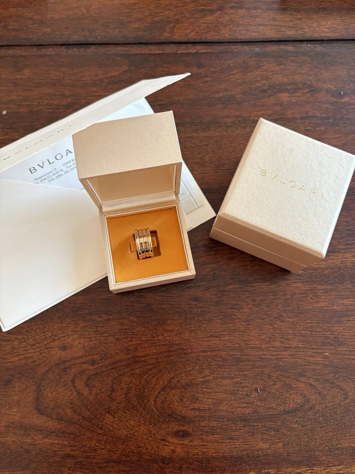 BVLGARI B Zero 1, 4Band, 18K Gelbgold, Ringgröße 51 (16,2 mm Ø), Box & Papiere - Bild 3 von 3