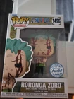 Funko Pop One Piece Roronoa Zoro Hot Topic 1496 Nothing Happened Soft Protector