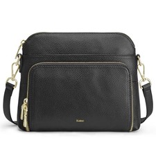 Small Crossbody Shoulder Bag for Women, Women's Genuine Leather Black