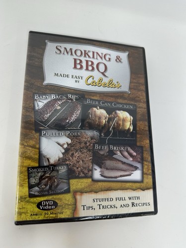 Smoking & BBQ Made Easy By Cabelas Tips & Tricks DVD New Sealed - Imagen 7 de 8