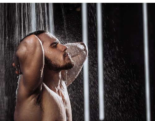 High Pressure Shower Head Set Rain Square Brass Taps Mixer Handheld WELS Silver - Picture 8 of 9