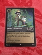 FOIL Lorcana Whispers - Inspector Tezuka - Resolute Officer - 177/204 FOIL